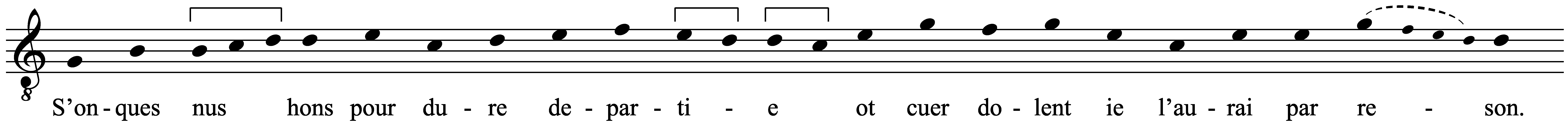 Work musical notation